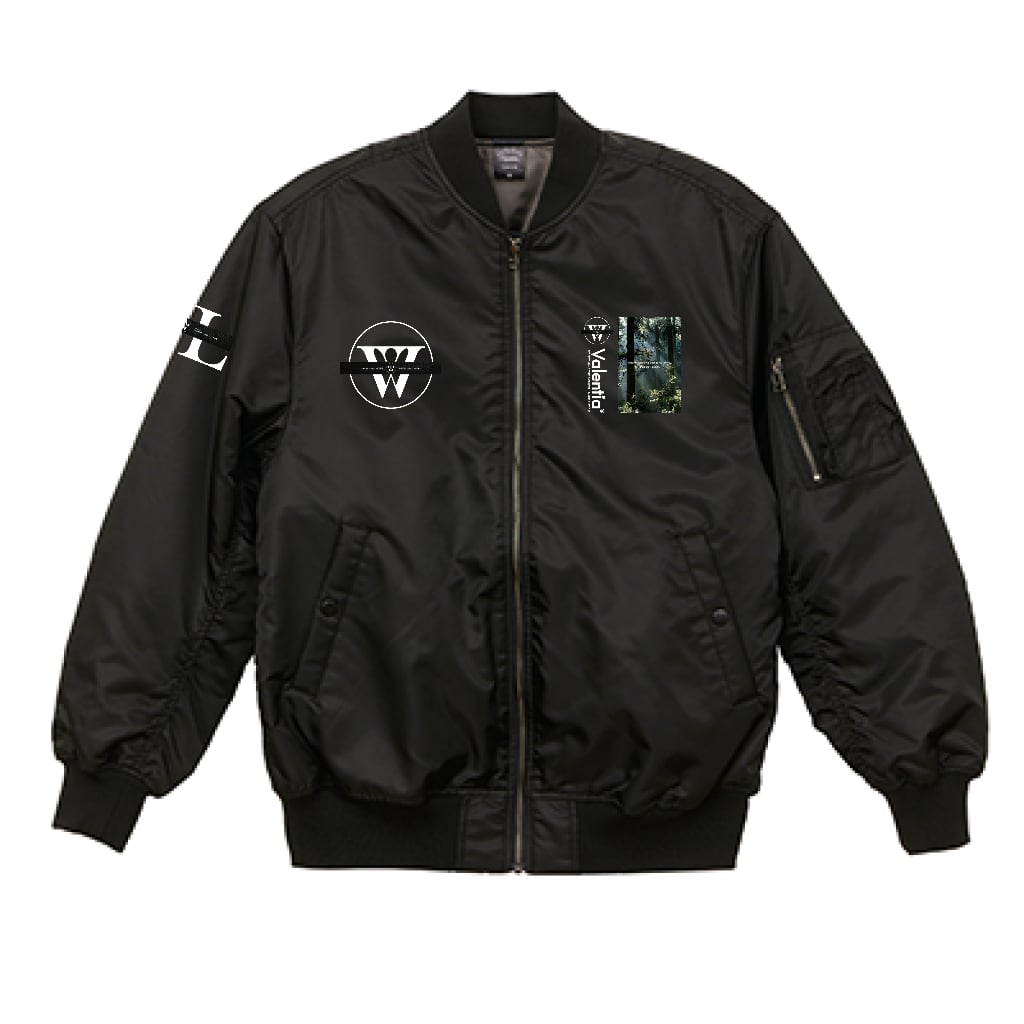 （両面印刷）United Athle タイプ MA-1 ジャケット（中綿入）