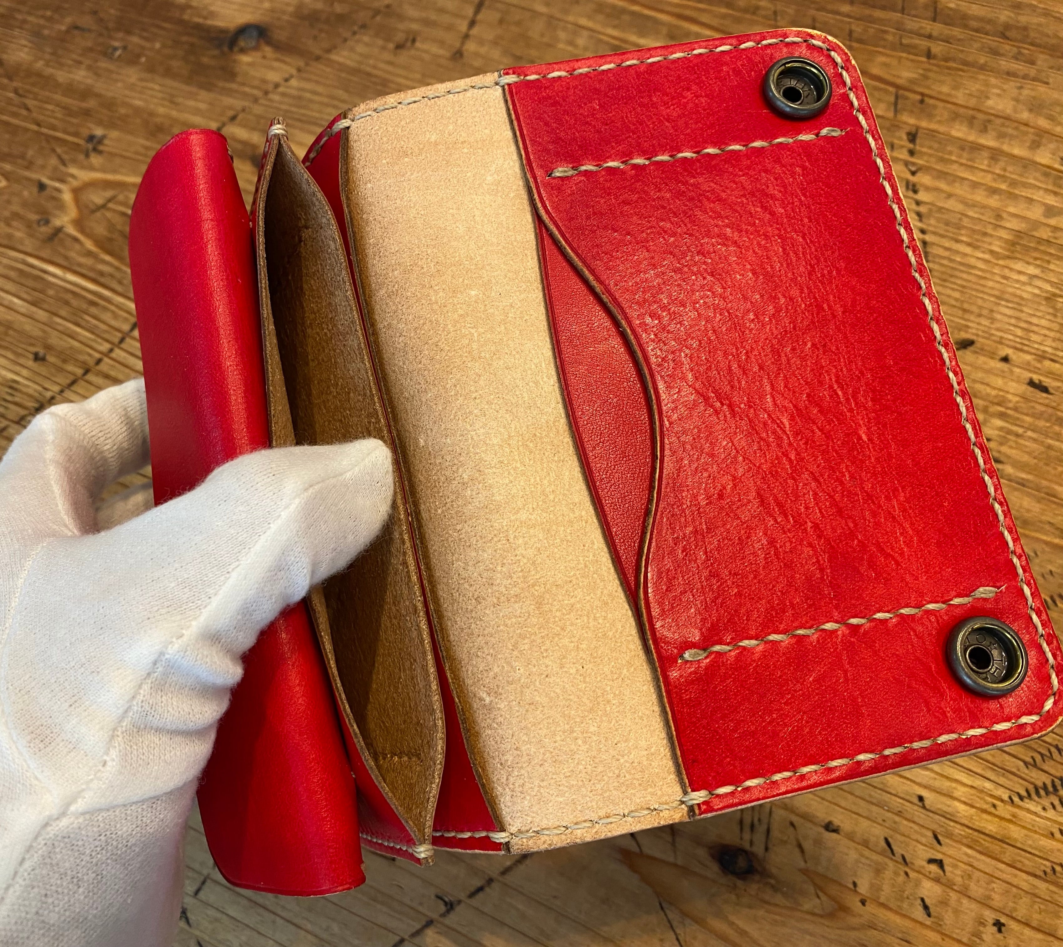 トラッカーウォレット ショート 財布 コンパクト | ashitae