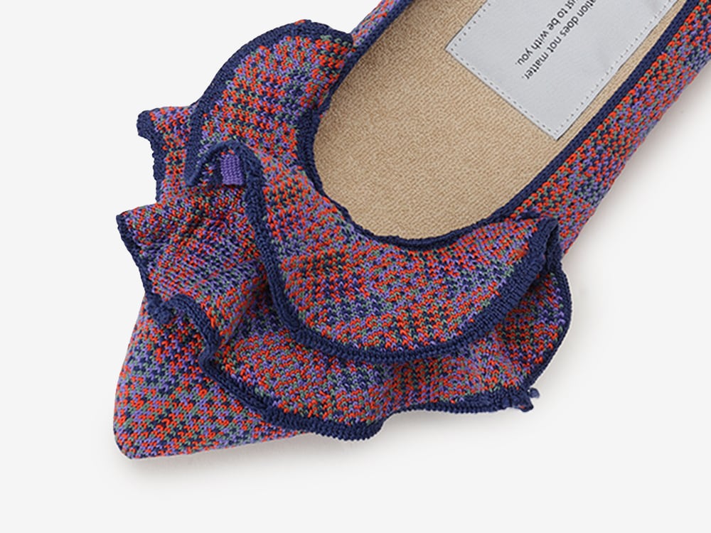 pointed-FRIN / PINK & NAVY | Offen