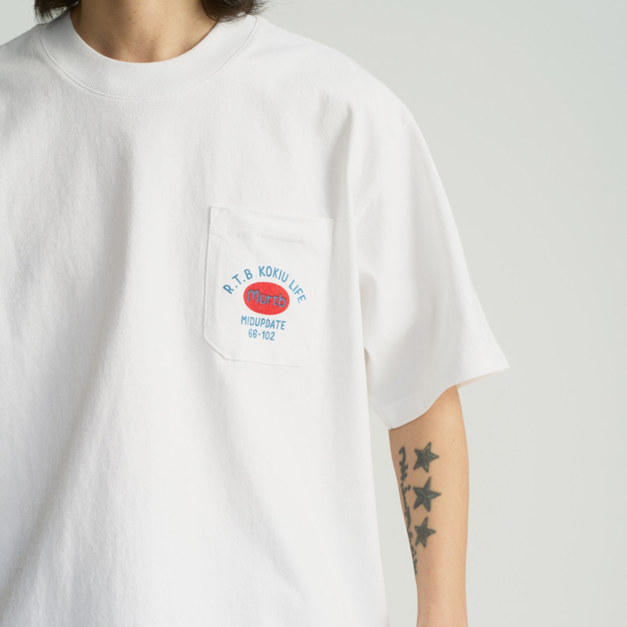 ミッドアップデート・リバーシブルポケットTEE A2089 - 8