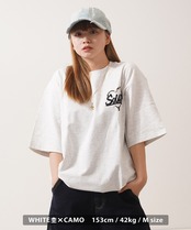 ◆ハートサガラ刺繍 スウェットTシャツ◆ng-46225