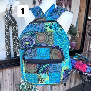 パッチワーク大容量リュック