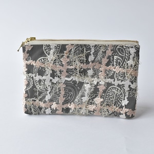 W ZIP POUCH チュール / No,10215
