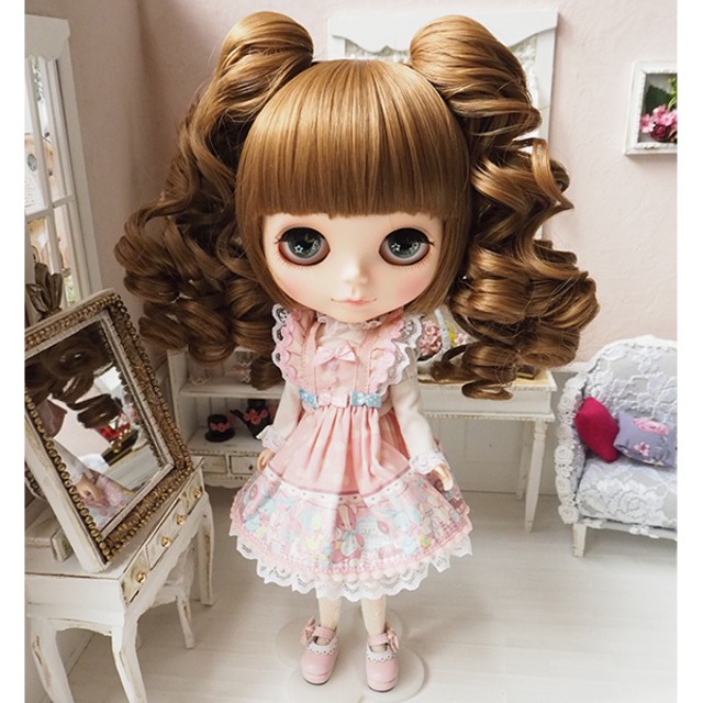 ネオブライス ウィッグ 姫バング ドリィスパイラル マロンブラウン 10 