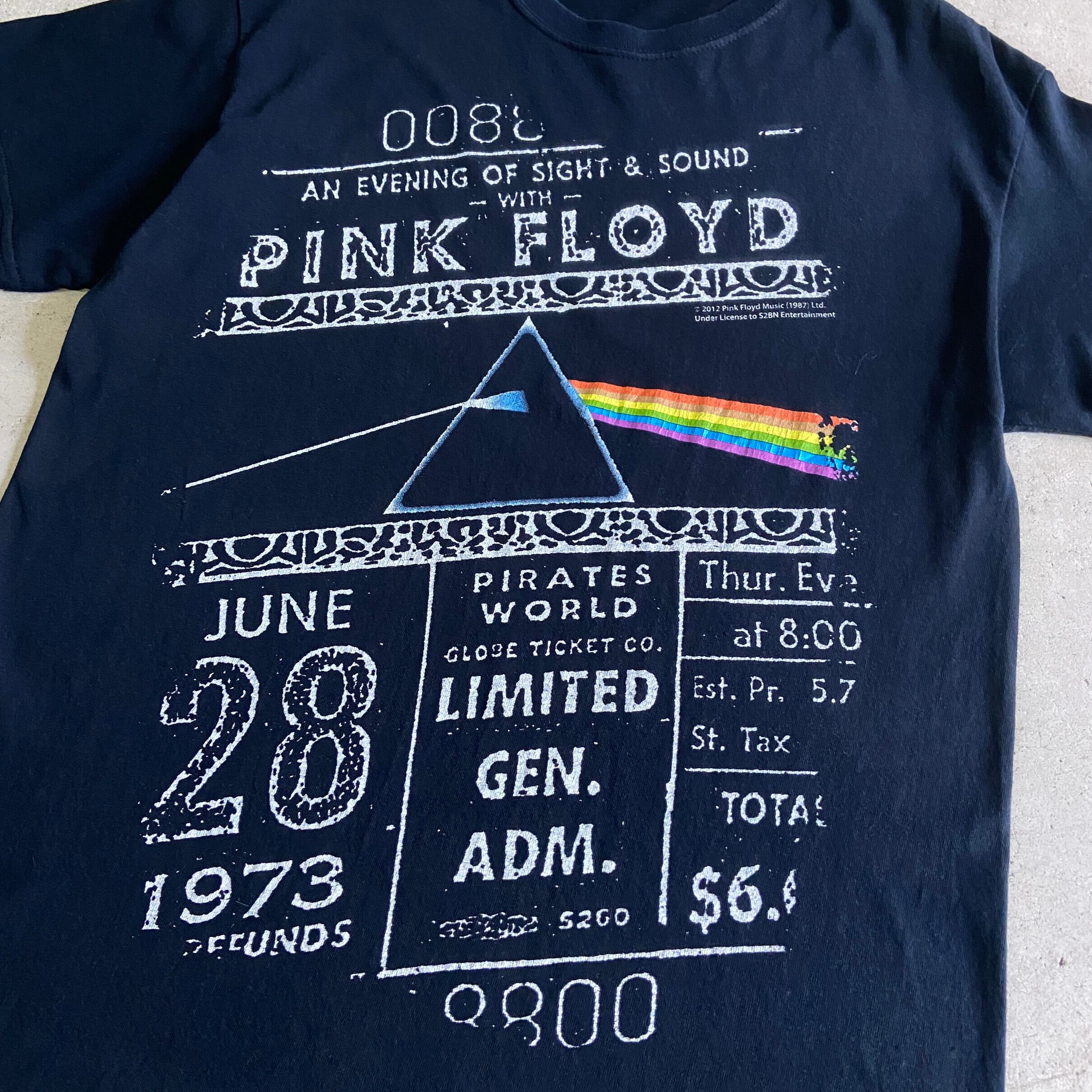 PINK FLOYD ピンクフロイド バンドTシャツ メンズL相当 古着 ブラック 黒 バンT 【Tシャツ】【FSS2308-50b】 | cave  古着屋【公式】古着通販サイト