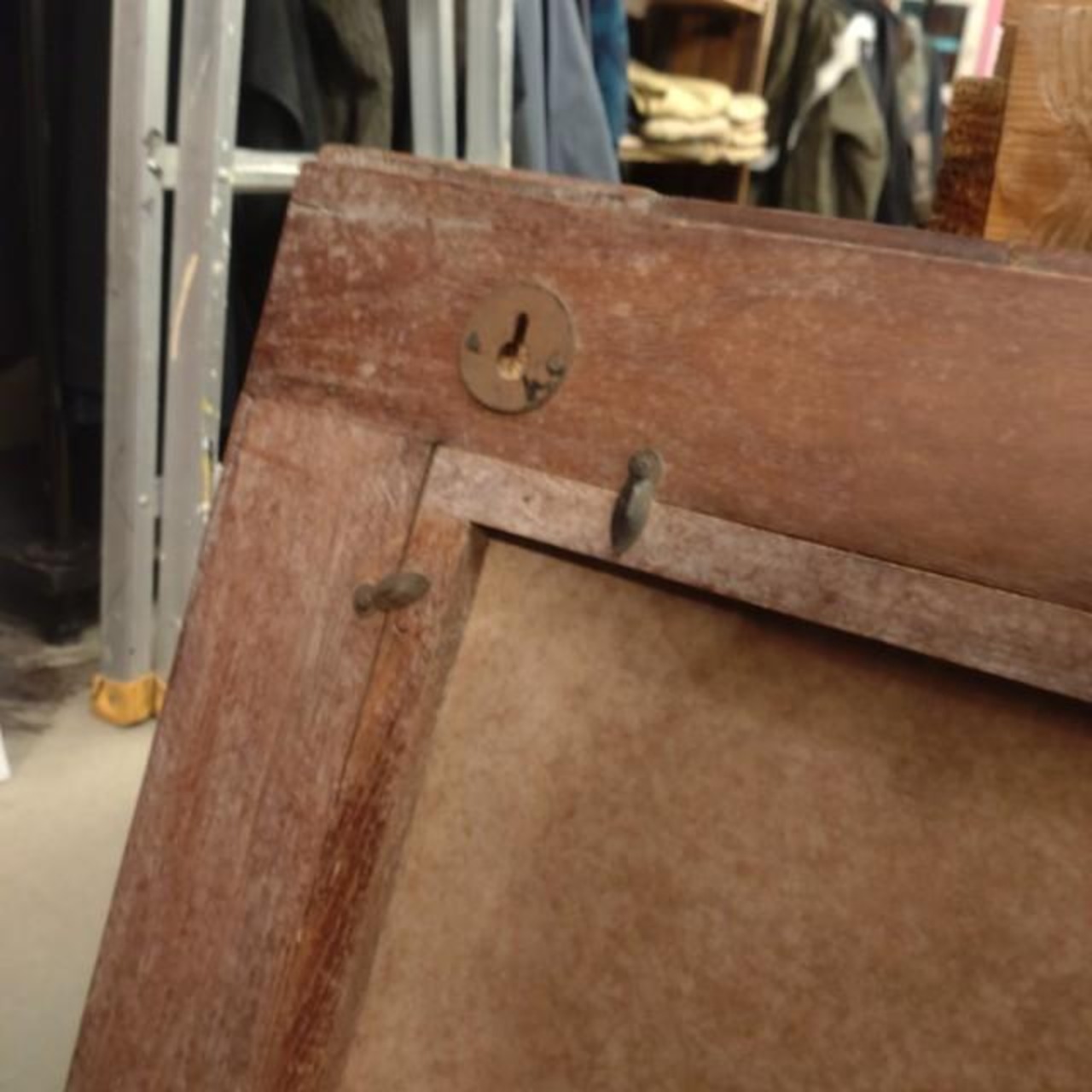 【One-of-a-kind-item】Vintage Mirror　Wood Mirror　Wallhanging Mirror　Full-length Mirror　