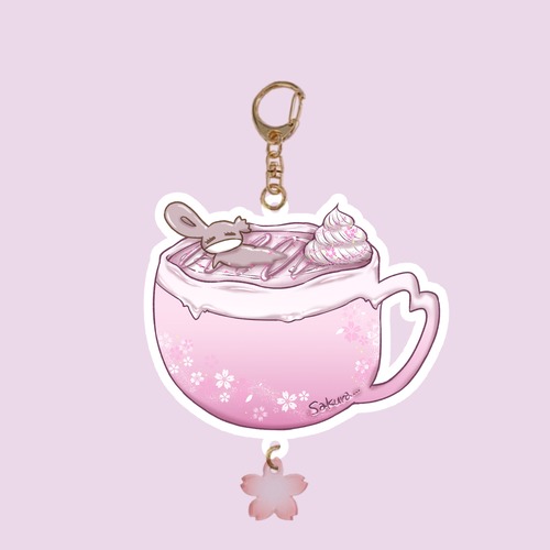 うさみさんアクリルキーホルダー＊さくらてぃー＊