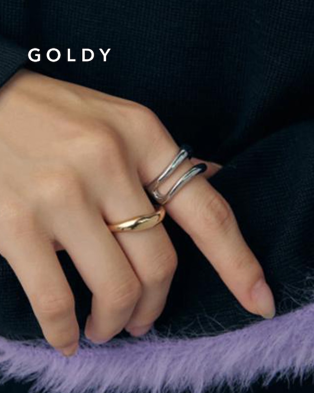 GOLDY/ゴールディ/ユニオン ニュアンス メタル セットリング/アクセサリー/5231205【追跡可能メール便180円】