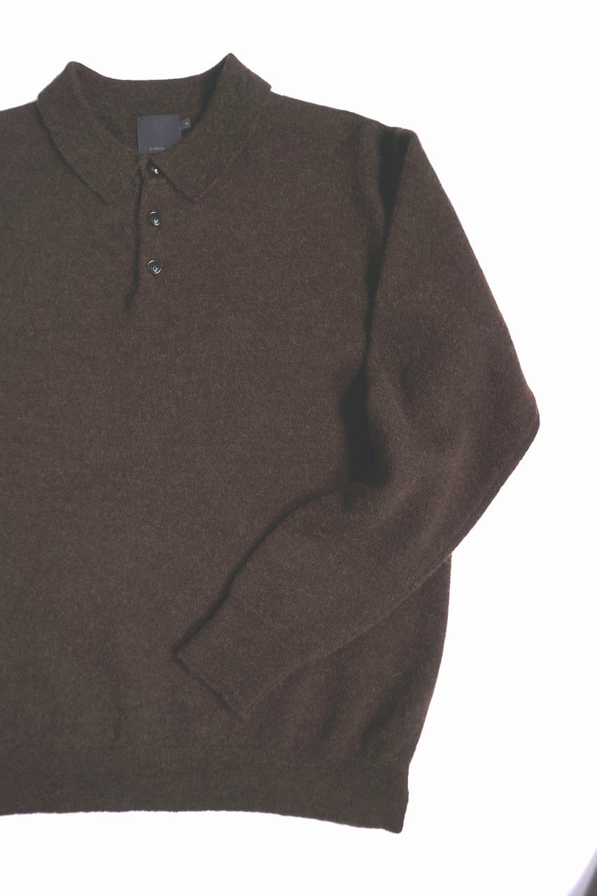 Alpaca Wool Smooth Knitted Polo