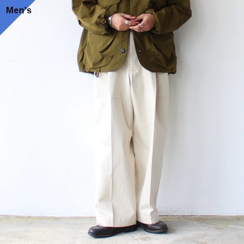 【26AW】HAVERSACK 先染めデニムユーティリティトラウザー Denim utility trousers 　（Off White）
