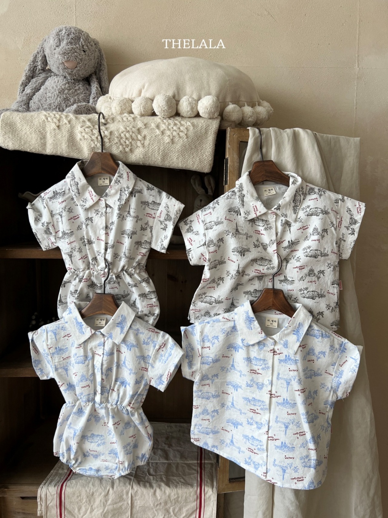 [THELALA] Eiffel Shirt / [더랄라] 에펠남방