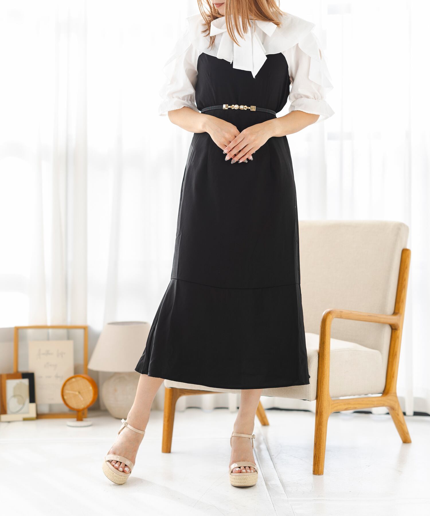 アンクルストラップウェッジサンダル(313-1617)[510S] | attagirl