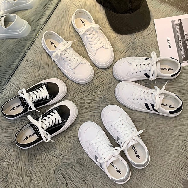 サマーホワイト 靴 シューズ レース ストリート 夏物 レースアップ フェイクシューズ89603202588