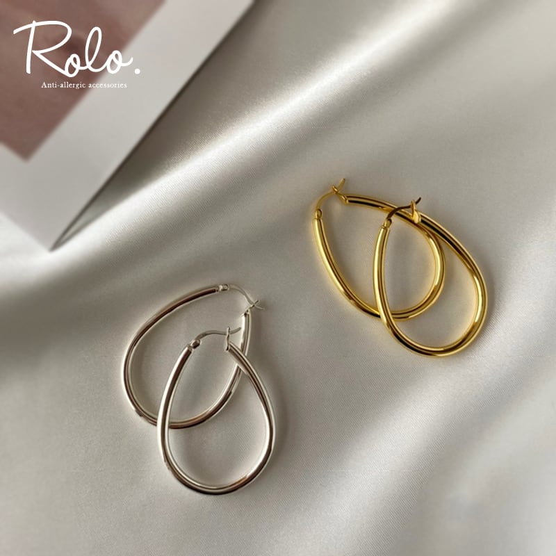 Rolo ピアス フープピアス