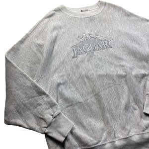 vintage 1990’s reverse weave type sweat shirt “JAGUAR”