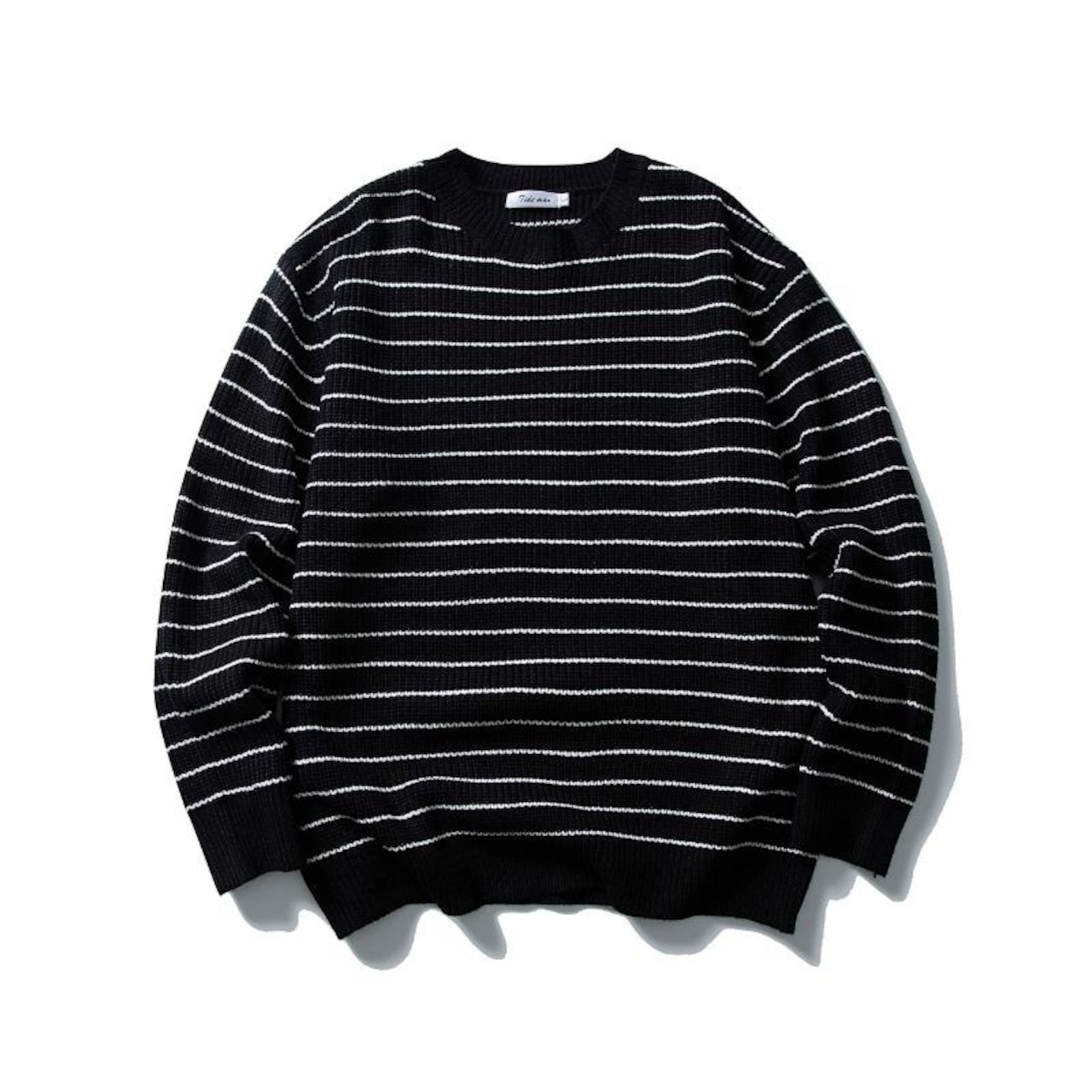 Long Sleeve Crew Neck Oversized Knit ◇2color H0987