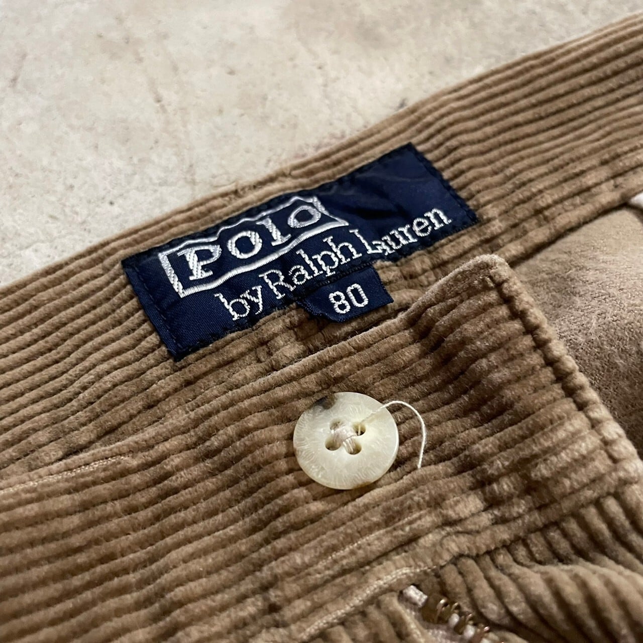 〖Polo Ralph Lauren〗90’s brown color 2tuck corduroy pants/ポロラルフローレン 90年代  ブラウンカラー 2タック ワイド コーデュロイ パンツ/msize/#0526/osaka | 〚EINS_archive〛 powered by  BASE