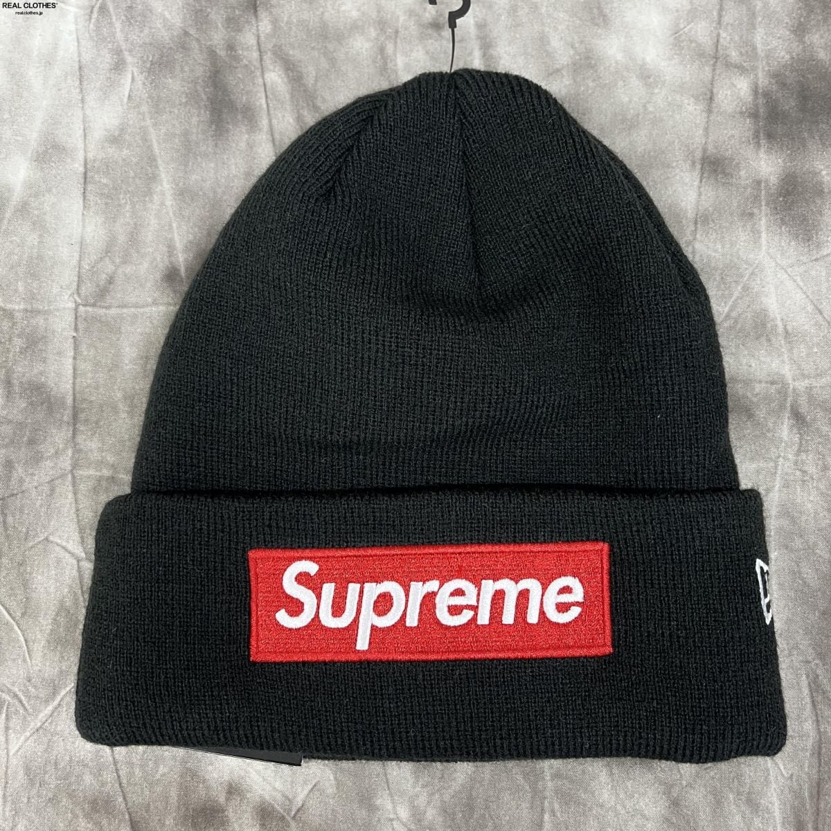 Supreme New Era Box Logo Beanie "Black"①