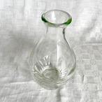 ガラスボトル　水差し　カラフ　ヴィンテージボトル　花瓶　ガラス瓶　厚手ガラス 19otd59