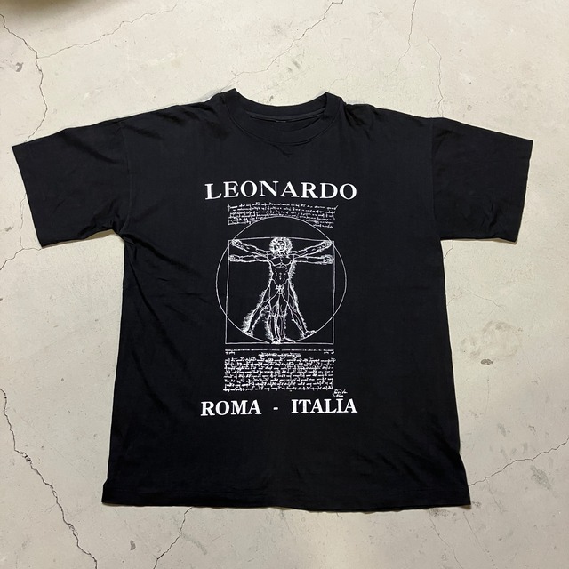 LEONARDO DA VINCI  S/S TEE 1990'S OLD