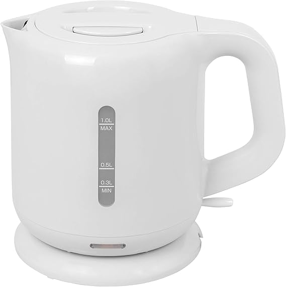 山善] 電気ケトル 電気ポット 1.0L 一人暮らし 二人暮らし コンパクト