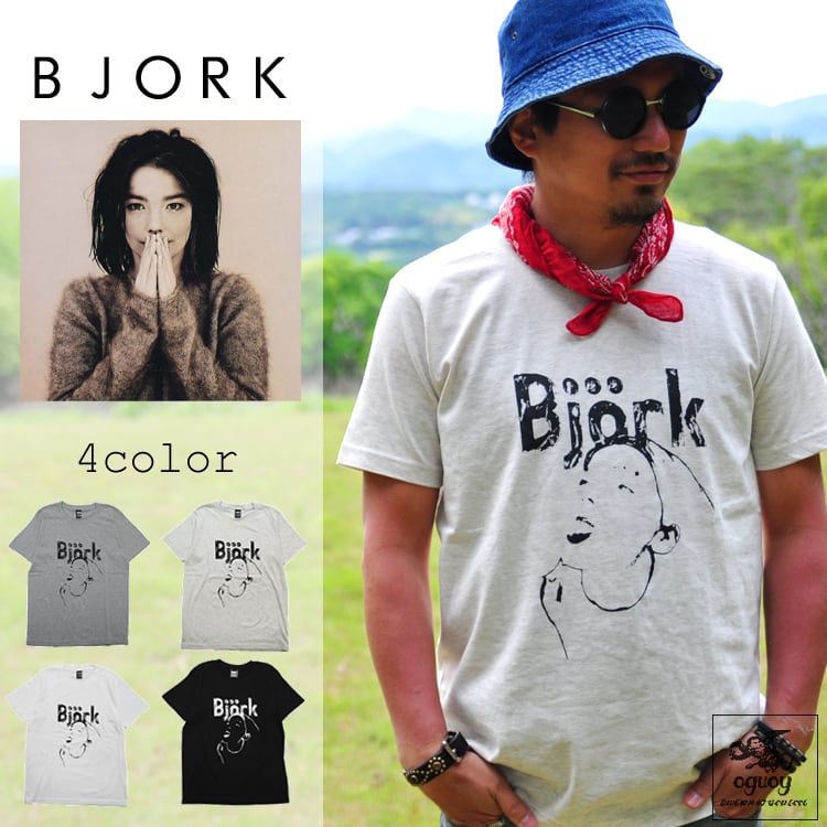 【OUTLET】BJORK ビョーク Ｔシャツ 「sing」sstee-bjork-sing OL-E | oguoy/Destroy it  Create it Share it powered by BASE