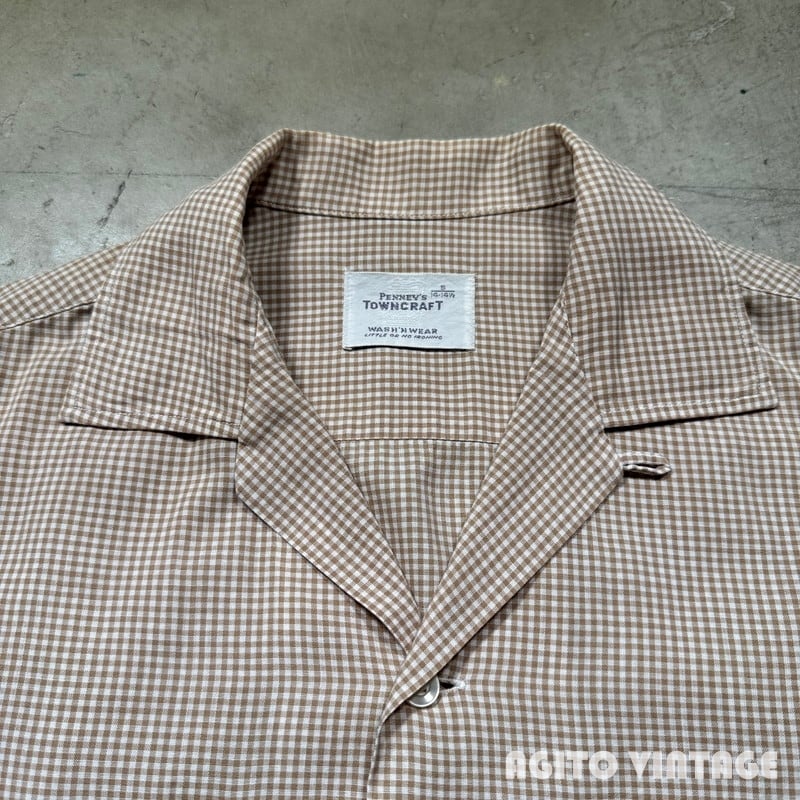 60's PENNEY'S TOWNCRAFT ペニーズ タウンクラフト コットンオープン