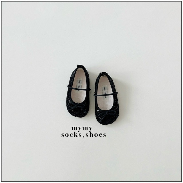予約 elegant shoes - black [ my my ]