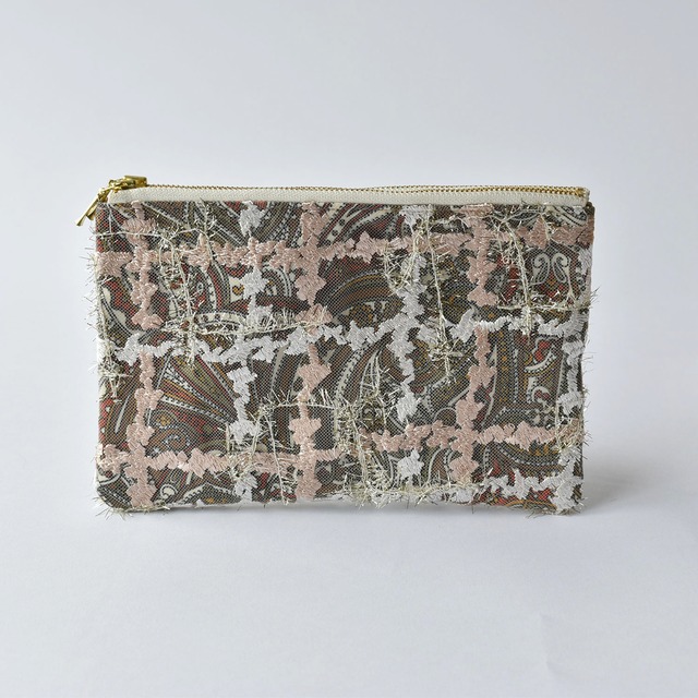W ZIP POUCH チュール / No,10215