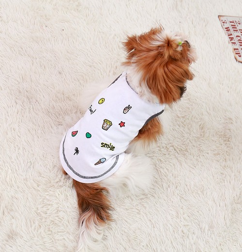 刺繍ポイントTシャツ