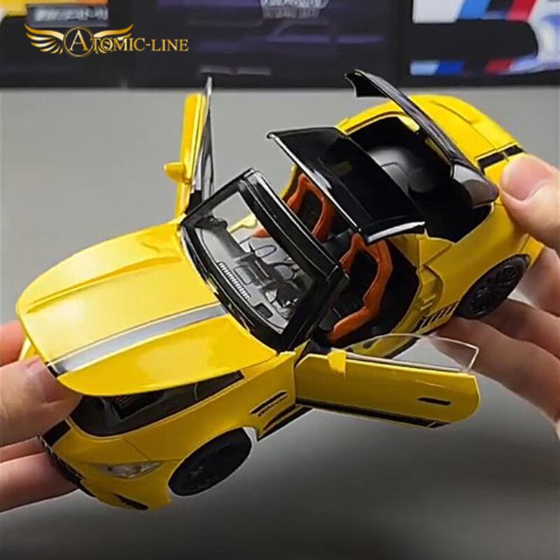 メルセデス ベンツ SL63 1/32 ミニカー 全3色 ライト点灯 エンジン