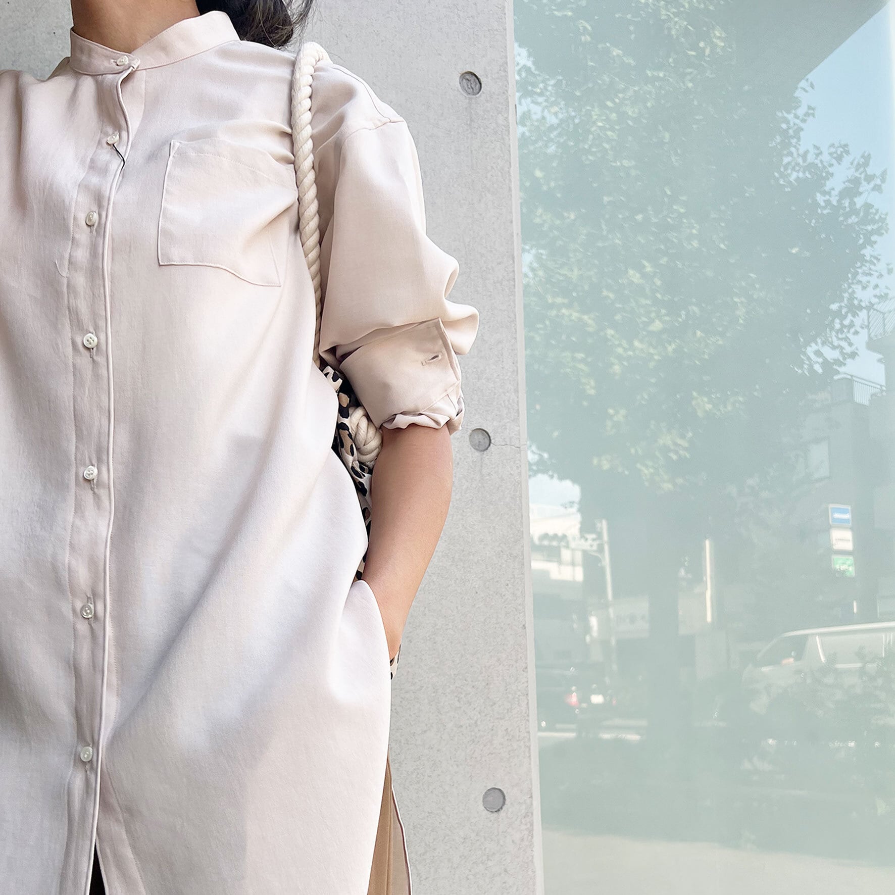 Long Shirts／OFF BEIGE | ANALOG LIGHTING OFFICE