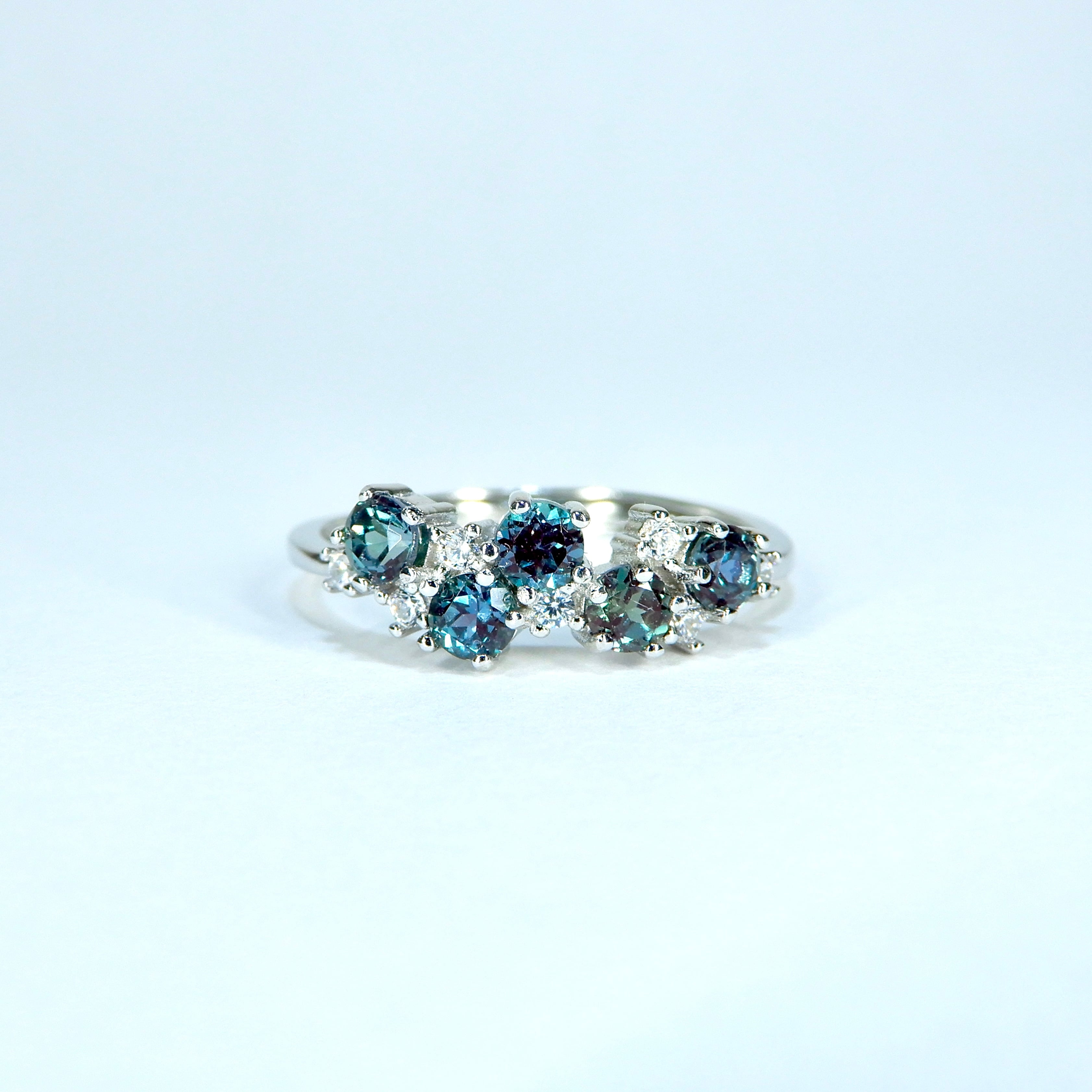 リースRing♦︎合成アレキサンドライト♦︎