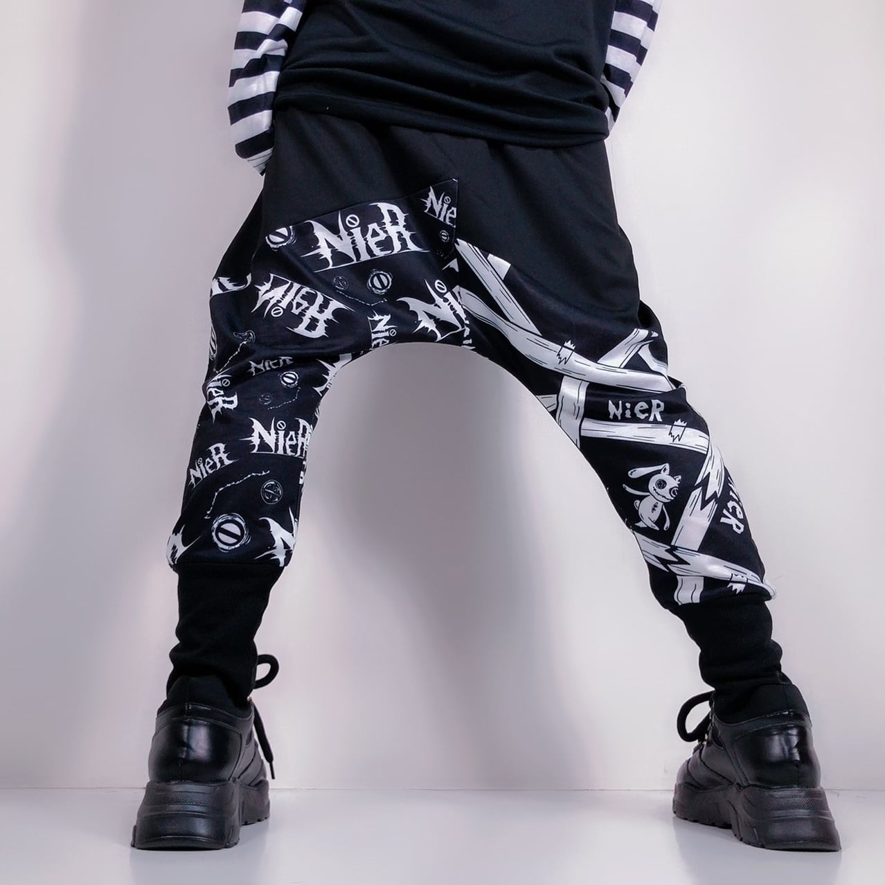 STYLISH SARROUEL PANTS【NieR pattern】 | NIER CLOTHING