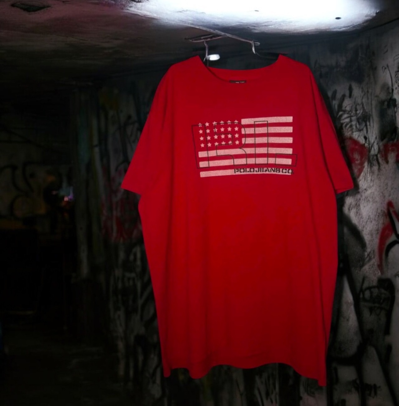 POLO JEANS CO. RalphLauren T-shirt ポロジーンズ　Tシャツ　赤