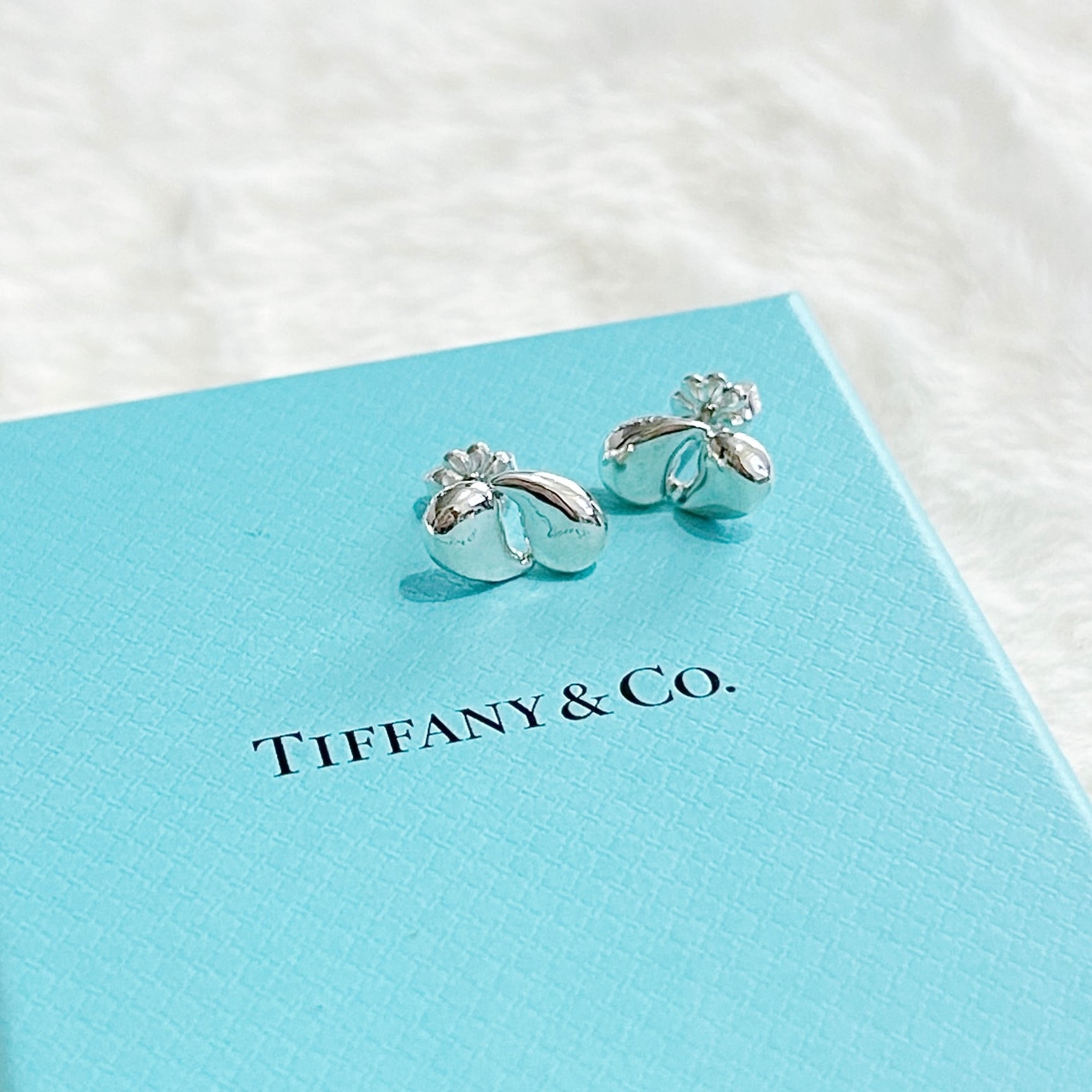 TIFFANY &COピアス TIFFANY&CO.】TIFFANY &CO 1889 ナロー フープピアス／シルバー925／幅