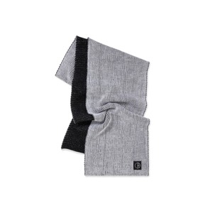 POLAR / MERINO LINES SCARF / WHITE/BLACK