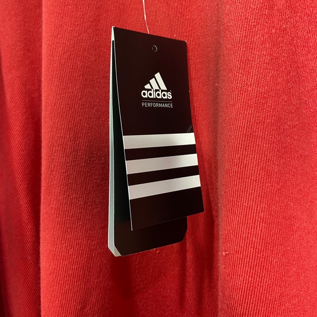 タグ付き未使用品　adidas ベロアトラックジャケット　ジャージ　赤　2XL