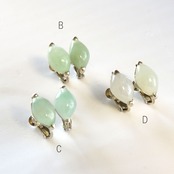 新色入荷！翡翠マーキースSV直結イヤリング A貨翡翠 jd_mm1010