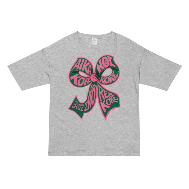 Big ribbon Big tee green 00049