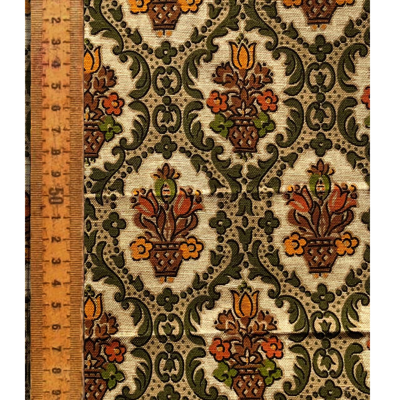 Vintage Fabric生地 クラシカル ダマスク 約45×55cm | bavoletful