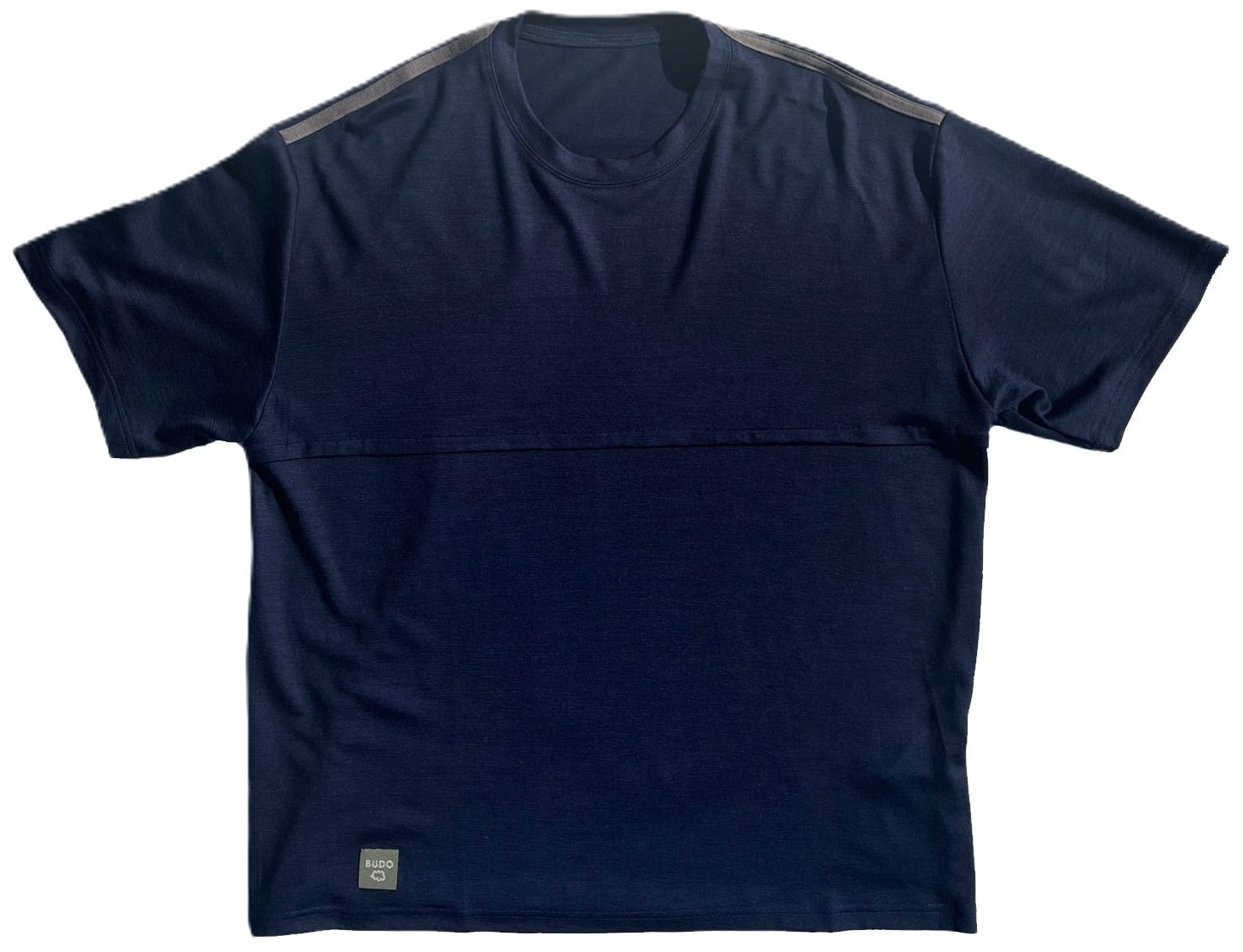 BUDO(ブドー) Merino Wool Half Sleeve Navy×Utsubushi | play field