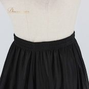 社交ダンス 衣装 スタンダード スカート パニエ ペチコート レッスンウェア レディース prima boutique プリマブティック 黒 無地 ブラック系 社交ダンス衣装 スカート パニエ かわいい シンプル フレアスタイル レッスン用 おしゃれ サイズフリー モノトーン パーティーウェア 軽い 動きやすい 伸縮性 ポリエステル素材 スタイリッシュ 踊る用 兼用 レディースファッション ショート丈 ブラックドレス