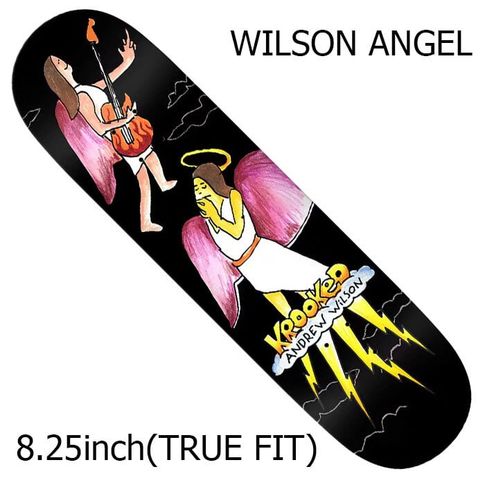 KROOKED WILSON ANGEL / KNOX ANGEL 8.25 8.5inch デッキ スケート