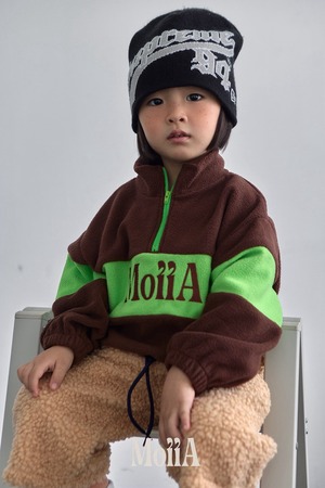 Moiia［取寄］high half zipup mtm 6winter