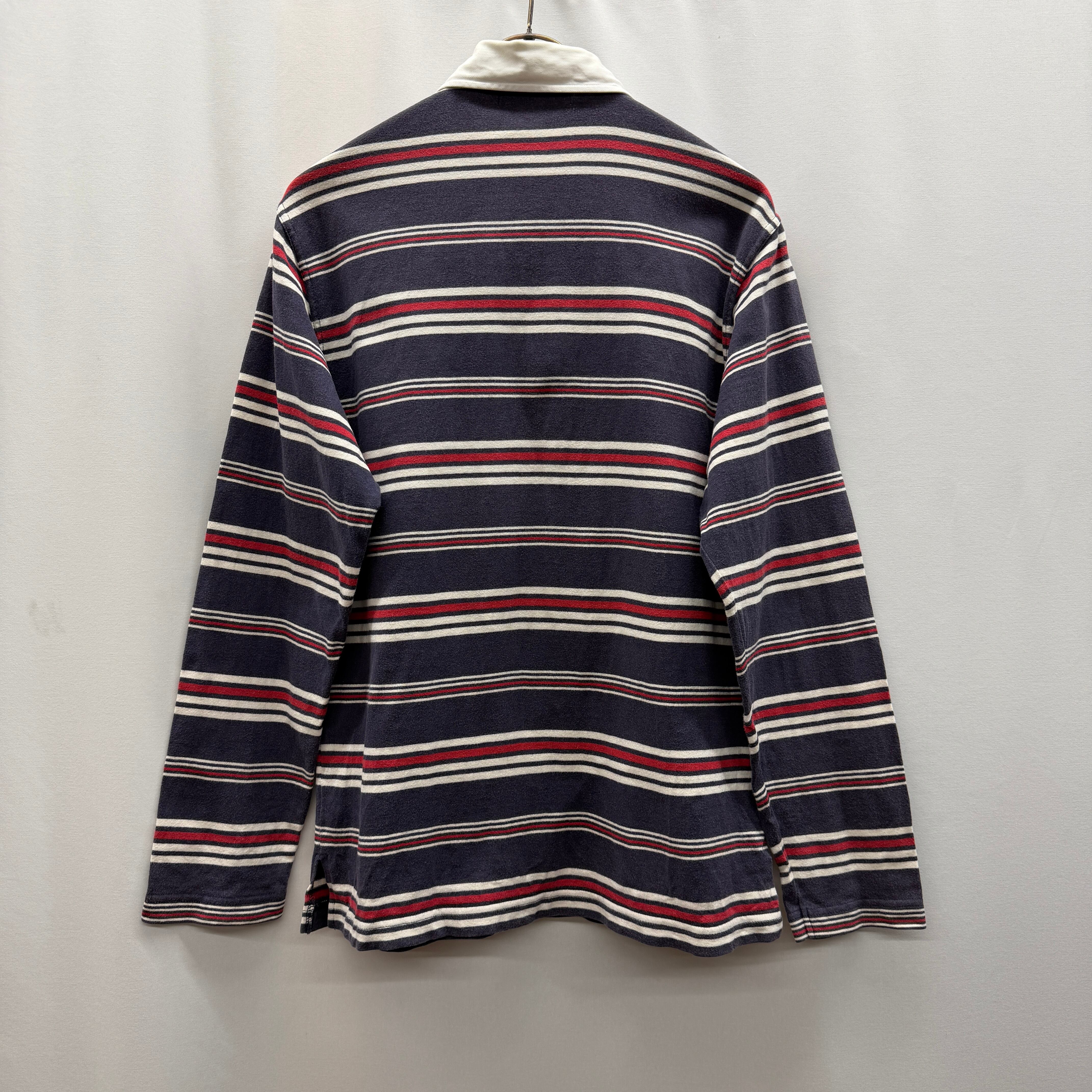 CHAPS RALPH LAUREN ラガーシャツ VINTAGE CHAPS RALPH LAUREN GREY RUGBY POLO SHIRT 1990S LARGE