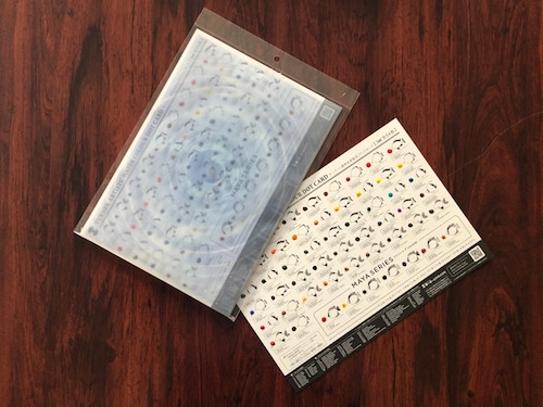 ターナー水彩絵の具ドットカード 5ml展開色(54色・魚の図柄)