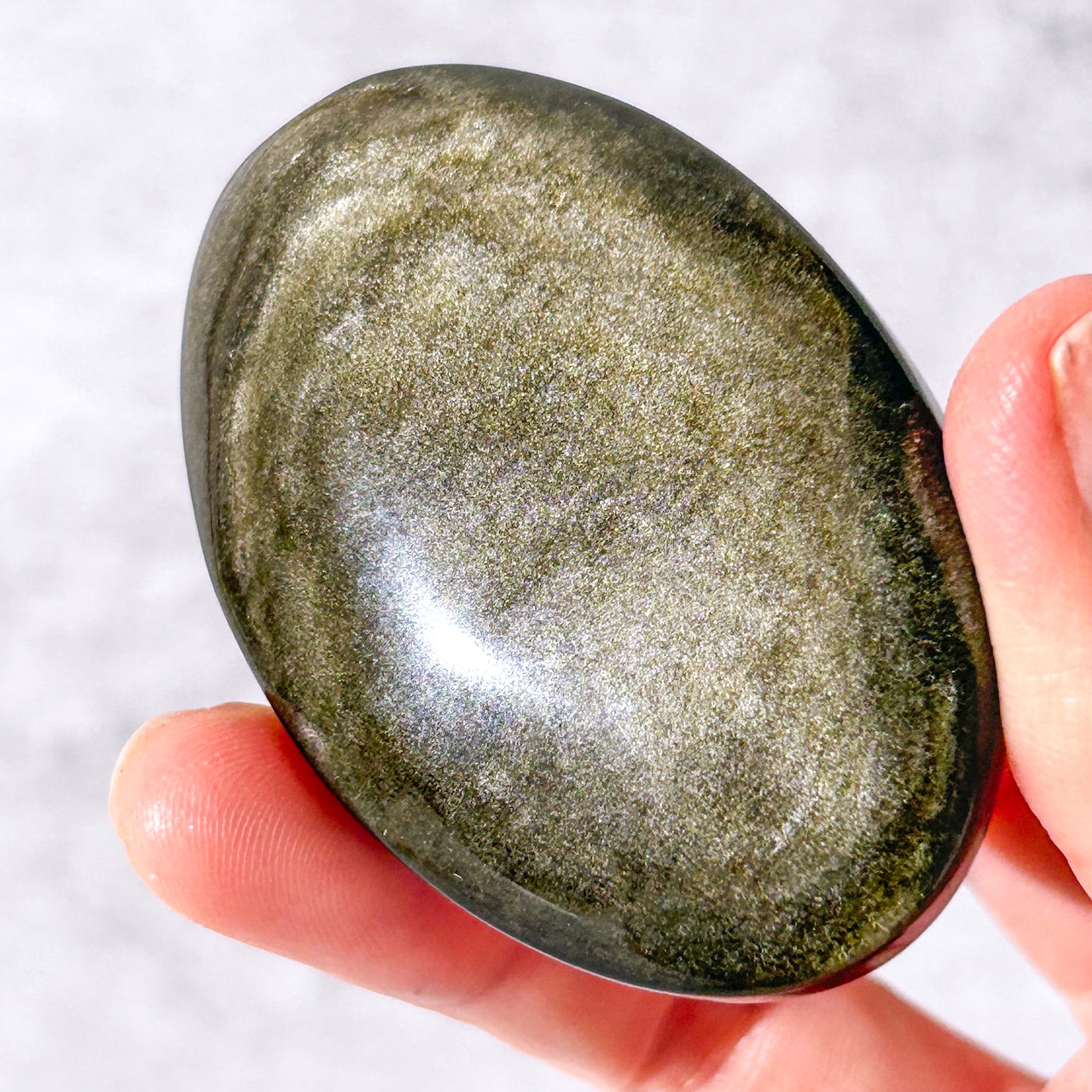 ゴールデンオブシディアン パーム * Golden Obsidian * 天然石