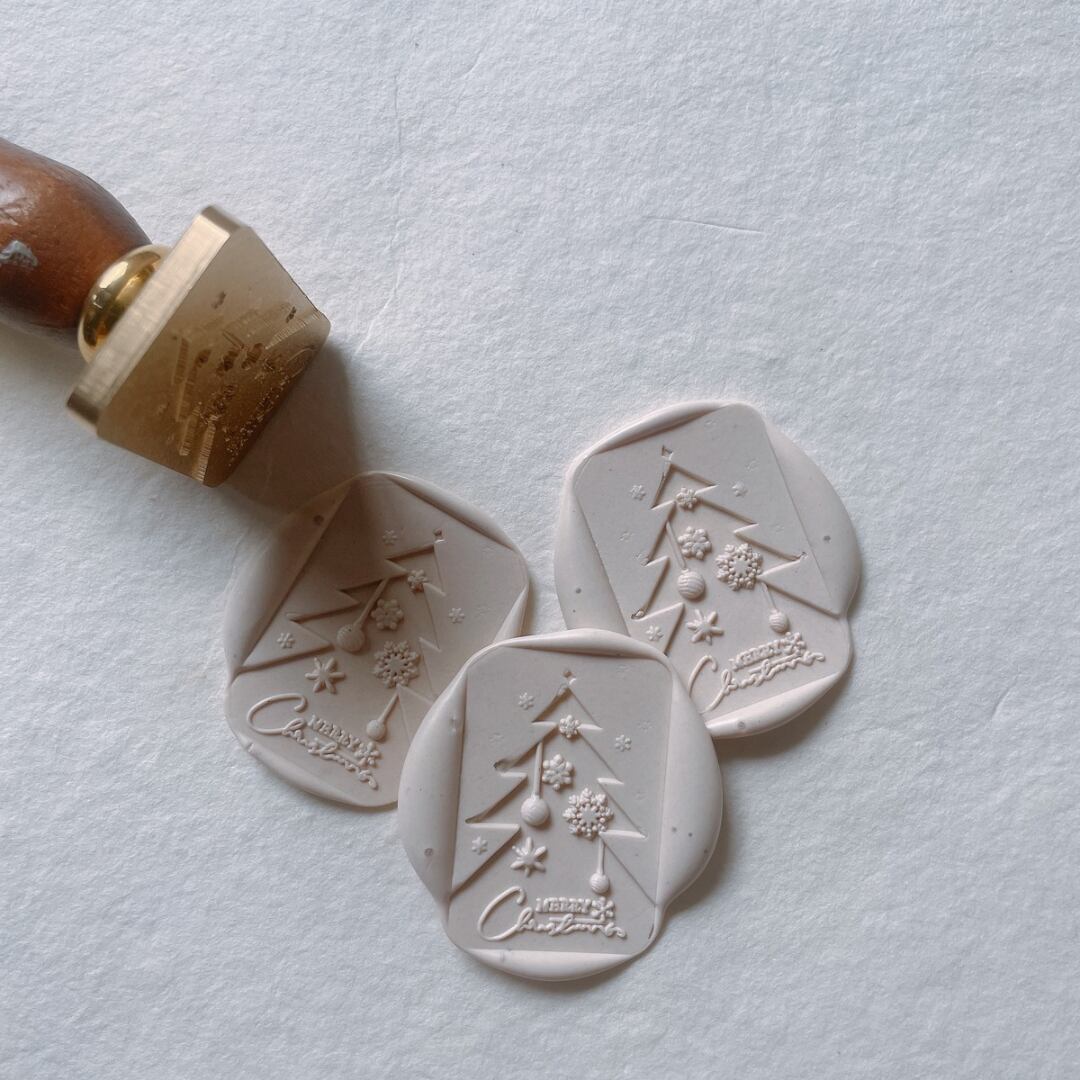 Wax Stamp- Starlight christmas tree／スタンプヘッド