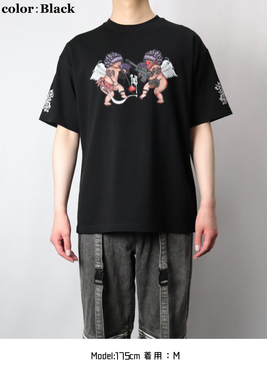 AngelDevil T-shirt(エンジェルデビル ティーシャツ)【Gray】 | Toi3